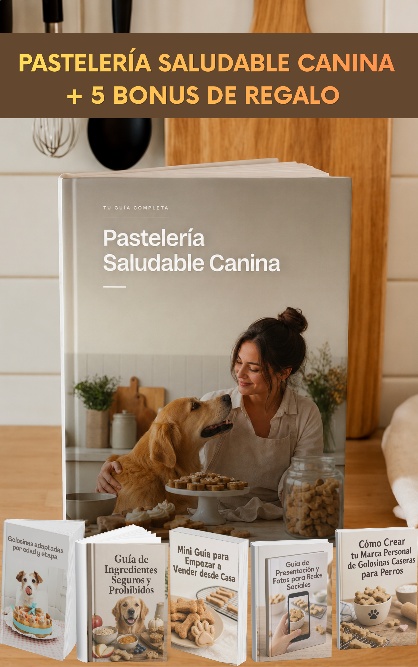 🐾 Pastelería saludable canina: Convertí tu amor por los perros en una oportunidad para generar ingresos extra